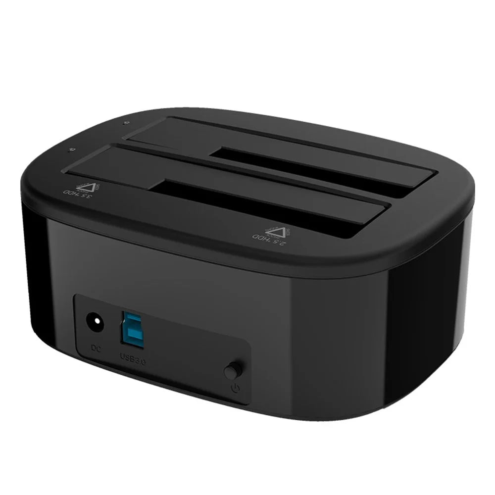 ORICO 6228US3 Dual Bay USB3.0 Hard Drive Docking Station for 2.5/3.5 Inch SATA HDD Hard Drive - 3