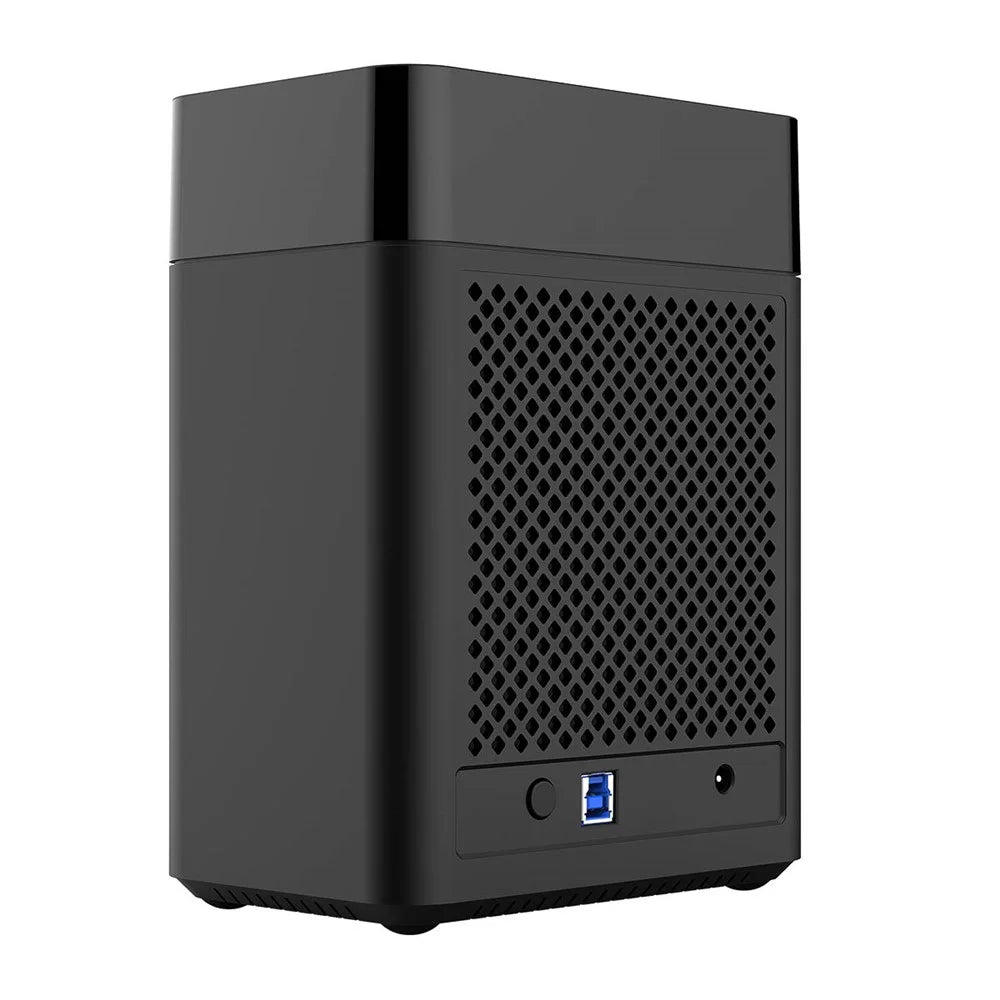 ORICO DS200U3-BK 3.5 Inch 2 Bay Magnetic Type USB 3.0 Hard Drive Enclosure - AU Plug - 4