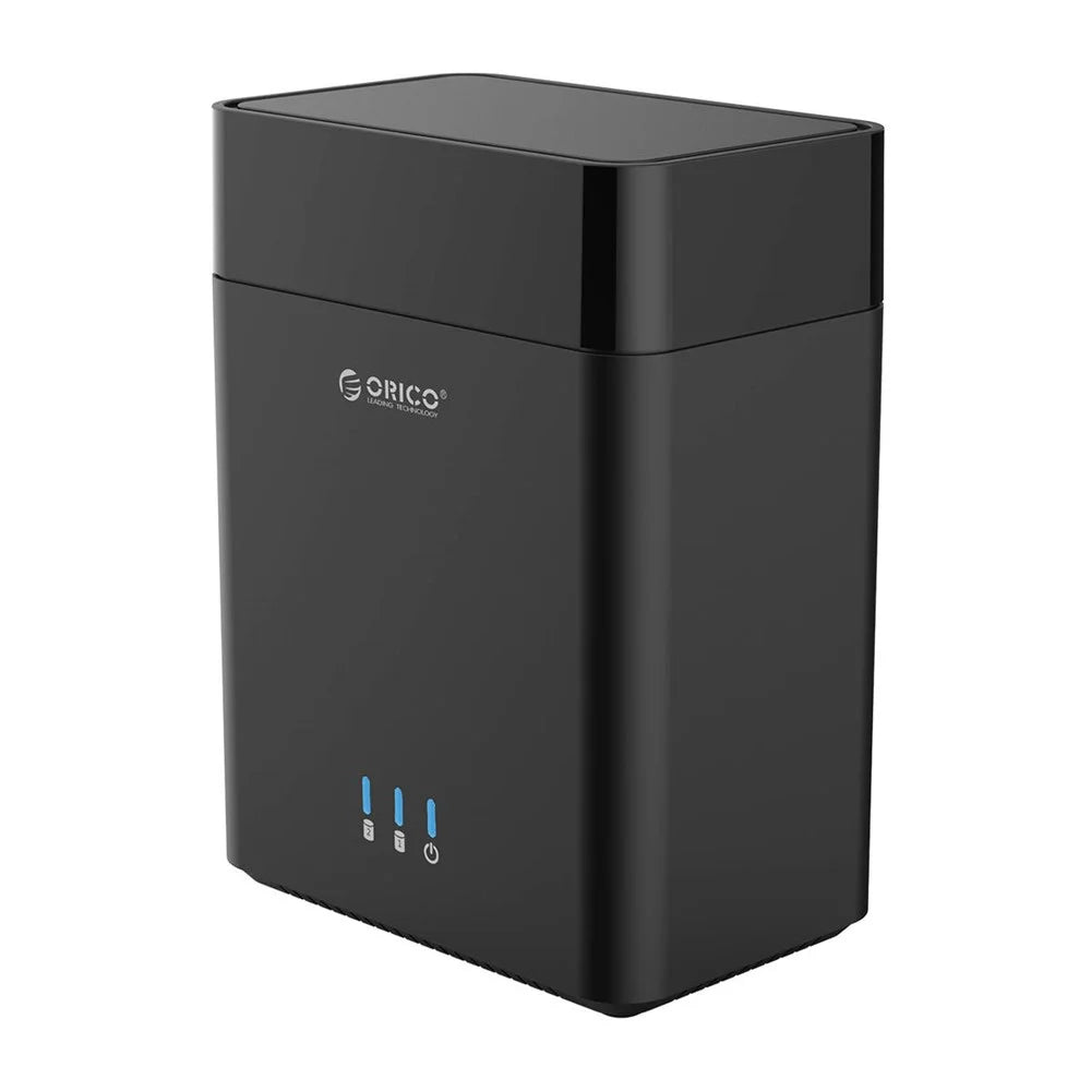 ORICO DS200C3-BK 3.5 inch 2 Bay Magnetic-type Type-C Hard Drive Enclosure - 5