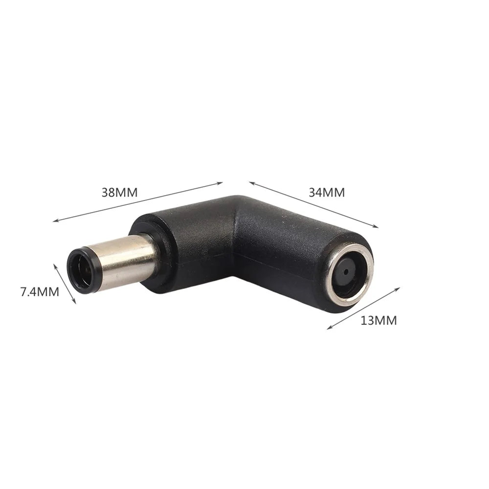 7.4 * 5.0 Straight Head to 7.4 * 5.0 Elbow DC Power Charger Adapter Converter - 5