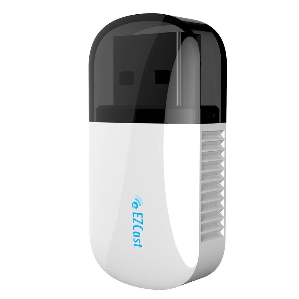EZC-5200BS USB WiFi Wireless Adapter 2.4G & 5G Dual Band Bluetooth-compatible 4.2 + Dirver-free - White - 2