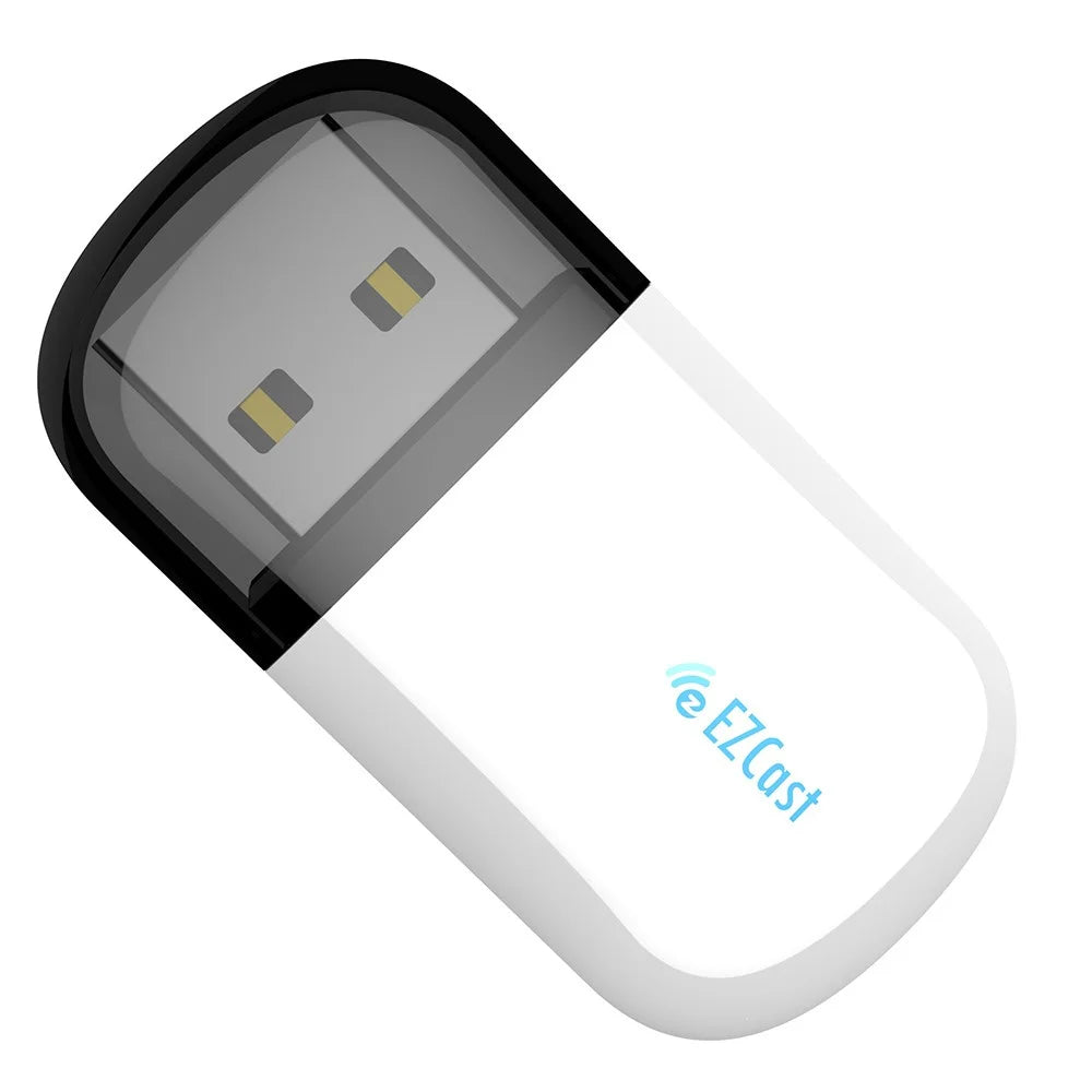 EZC-5200BS USB WiFi Wireless Adapter 2.4G & 5G Dual Band Bluetooth-compatible 4.2 + Dirver-free - White - 3