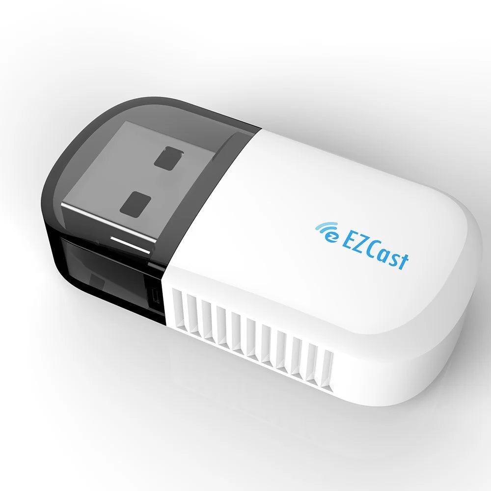 EZC-5200BS USB WiFi Wireless Adapter 2.4G & 5G Dual Band Bluetooth-compatible 4.2 + Dirver-free - White - 4