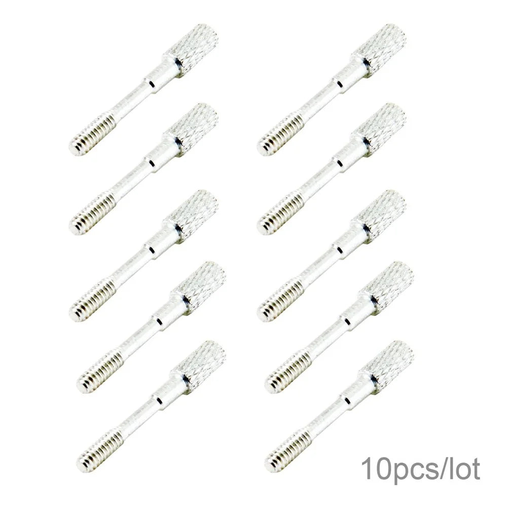 10Pcs/Lot Thumb Screws #4-40 UNC 25mm Length Stainless Steel (Type-C Male Head) for Computer Cable - 2