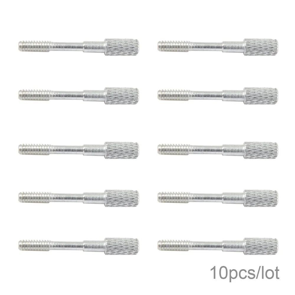 10Pcs/Lot Thumb Screws #4-40 UNC 25mm Length Stainless Steel (Type-C Male Head) for Computer Cable - 6