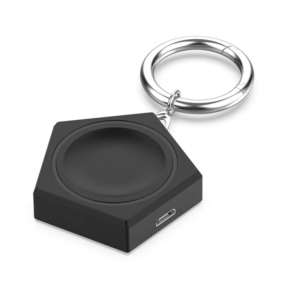 For Huawei Watch GT 3 Pro New / GT 3 / GT 2 Pro / Watch 3 / Watch Ultimate Portable Wireless Charger Smartwatch Charging Dock Cradle - Black - 2