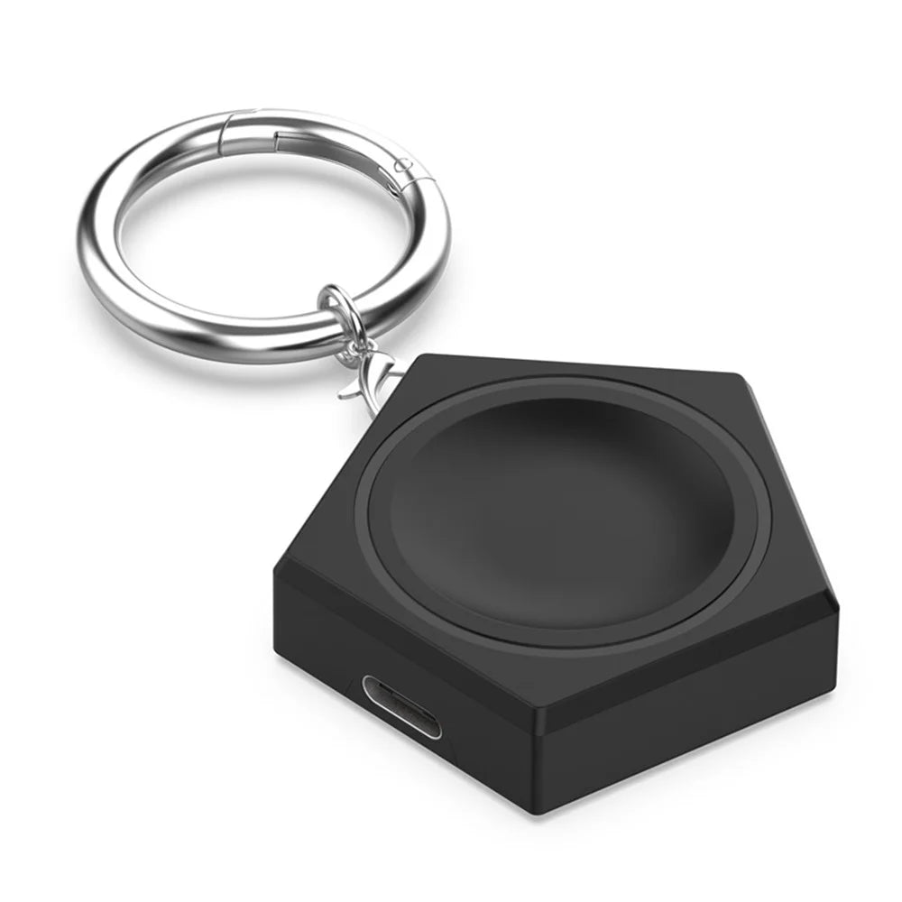 For Huawei Watch GT 3 Pro New / GT 3 / GT 2 Pro / Watch 3 / Watch Ultimate Portable Wireless Charger Smartwatch Charging Dock Cradle - Black - 3