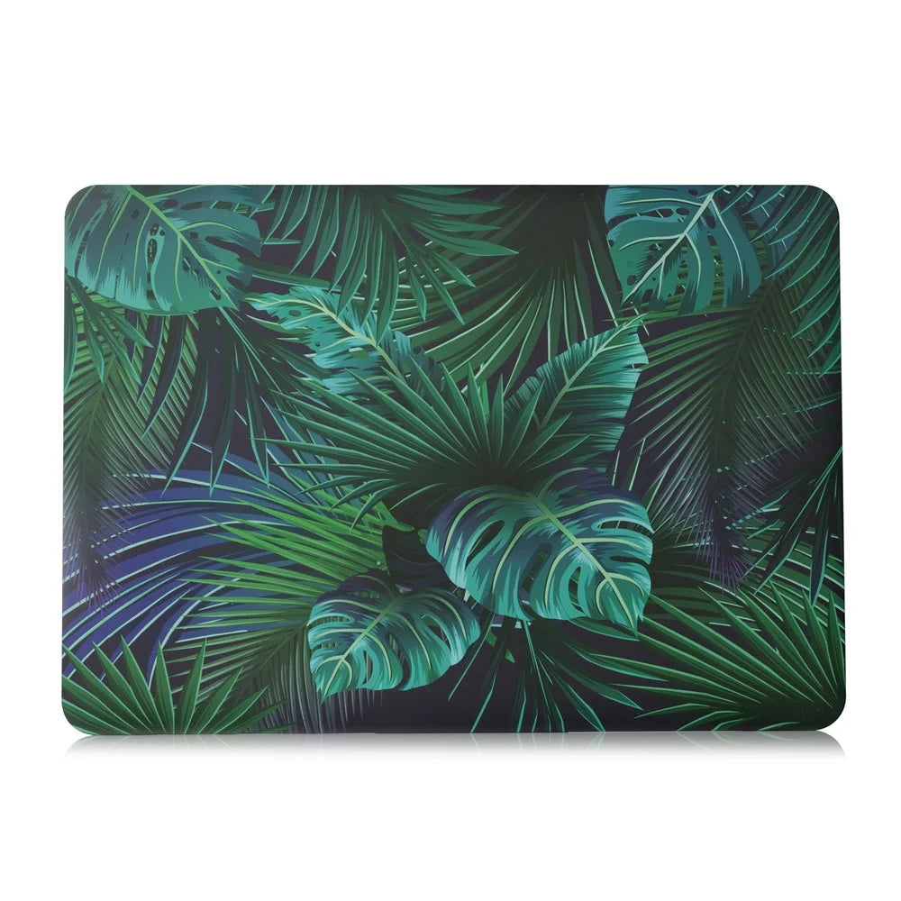 Pattern Printing Plastic Protector Cover Shell for MacBook Pro 15-inch (2016) 15.4" - Green Leaves - 3