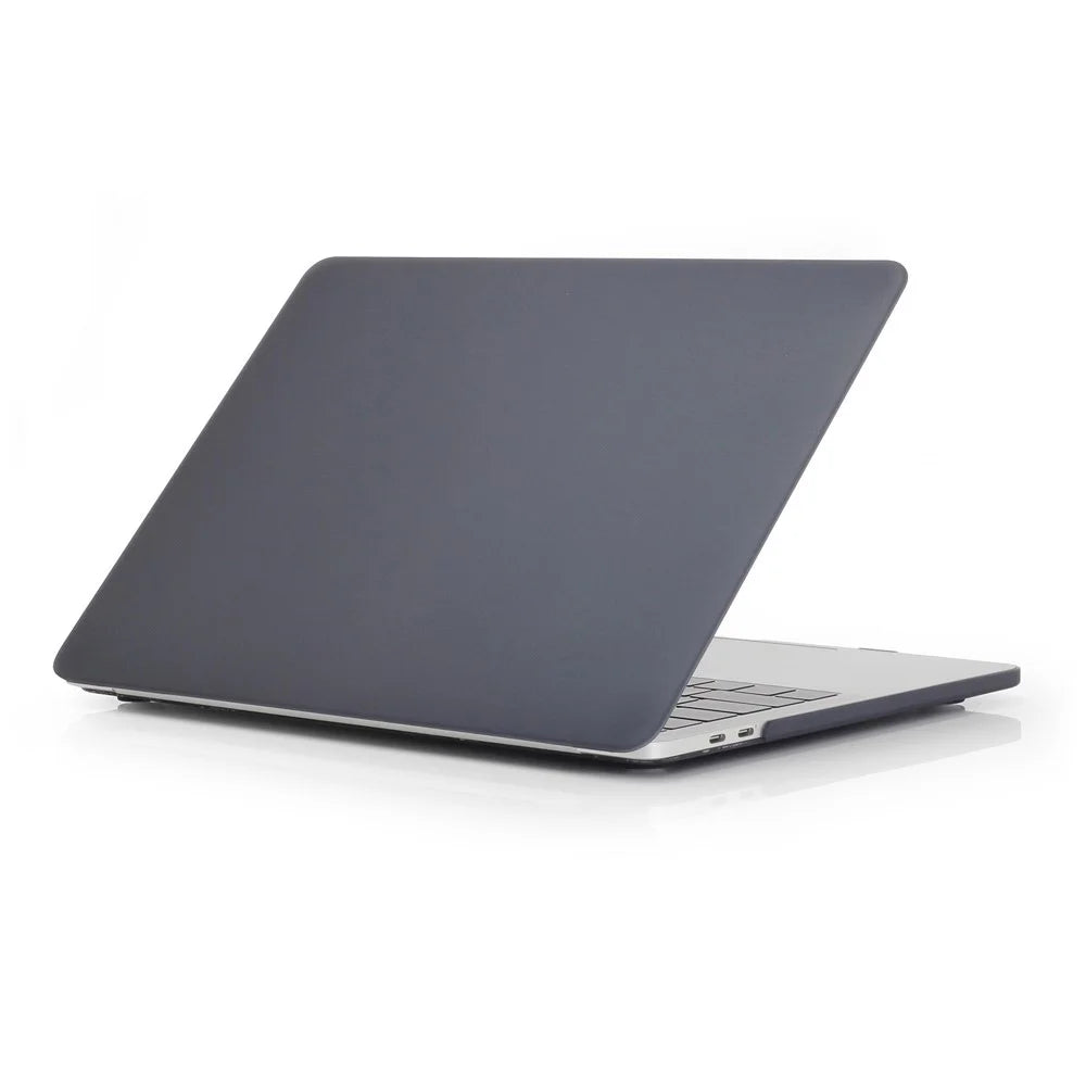 Matte Plastic Front and Back Protective Case for MacBook Pro 16 inch (2019) - Black - 2
