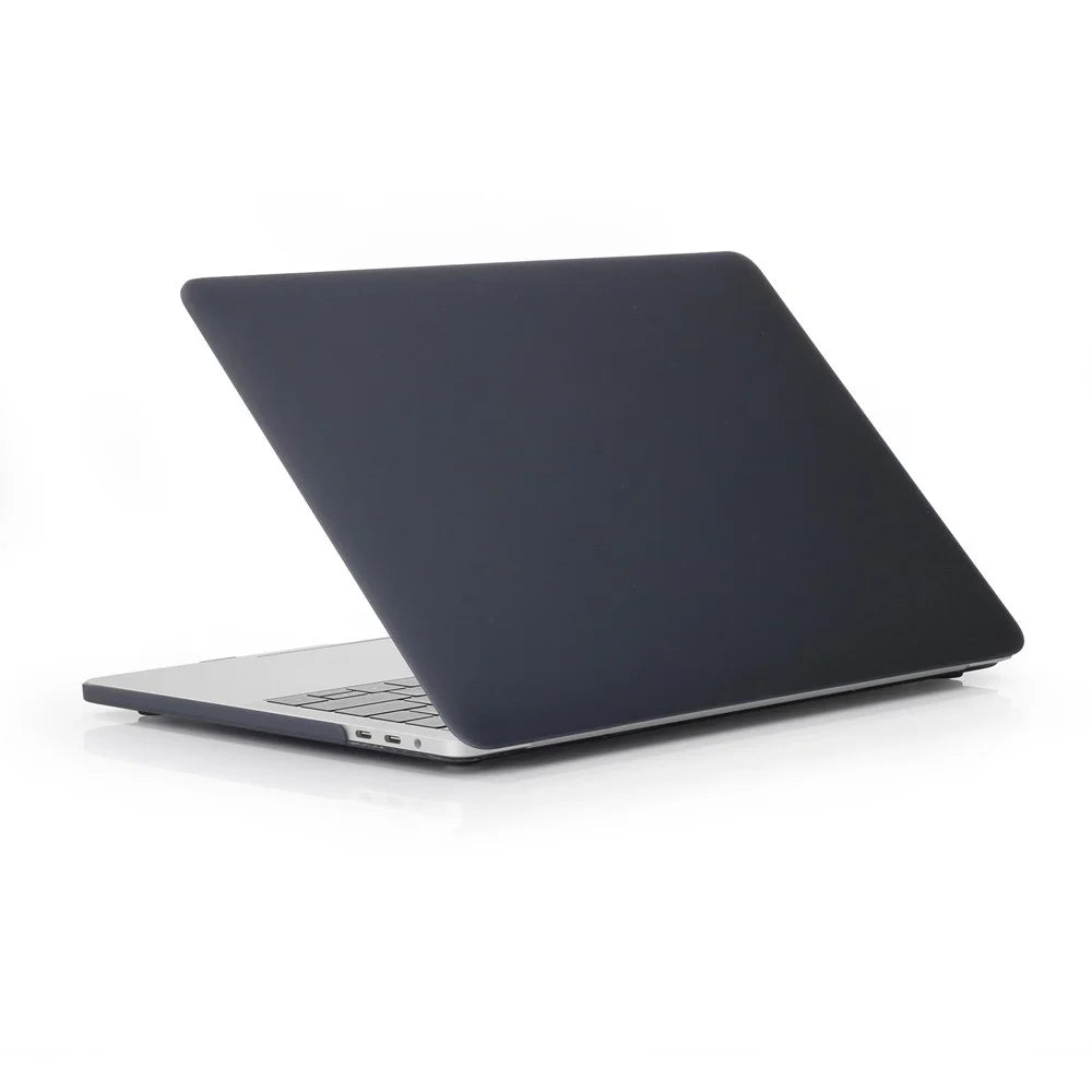 Matte Plastic Front and Back Protective Case for MacBook Pro 16 inch (2019) - Black - 4