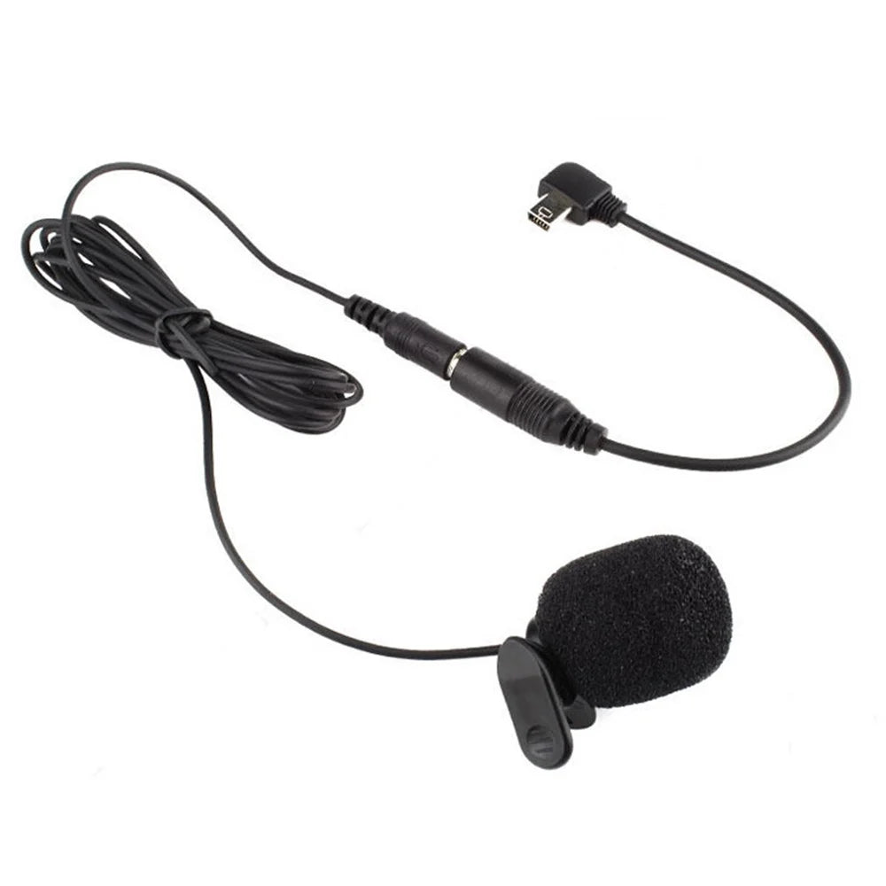 Mini USB Microphone with Clip + Mic Adapter for GoPro Hero 4/3+/3 - 2