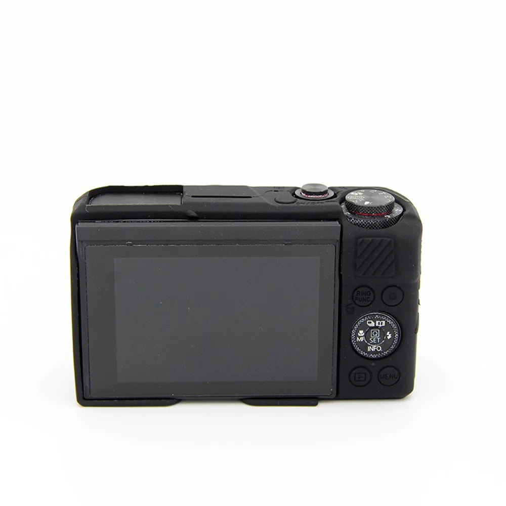 Soft Silicone Protective Case for Canon G7X Mark II - Black - 3