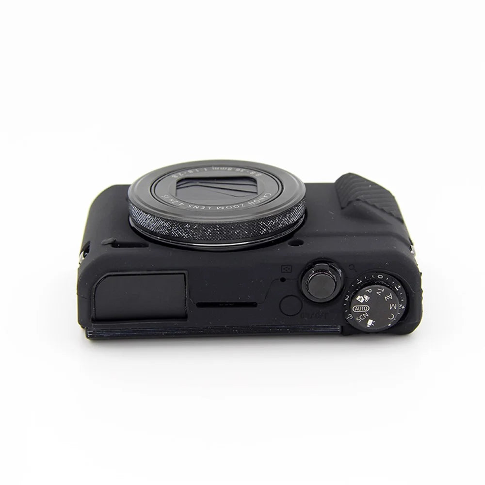 Soft Silicone Protective Case for Canon G7X Mark II - Black - 6