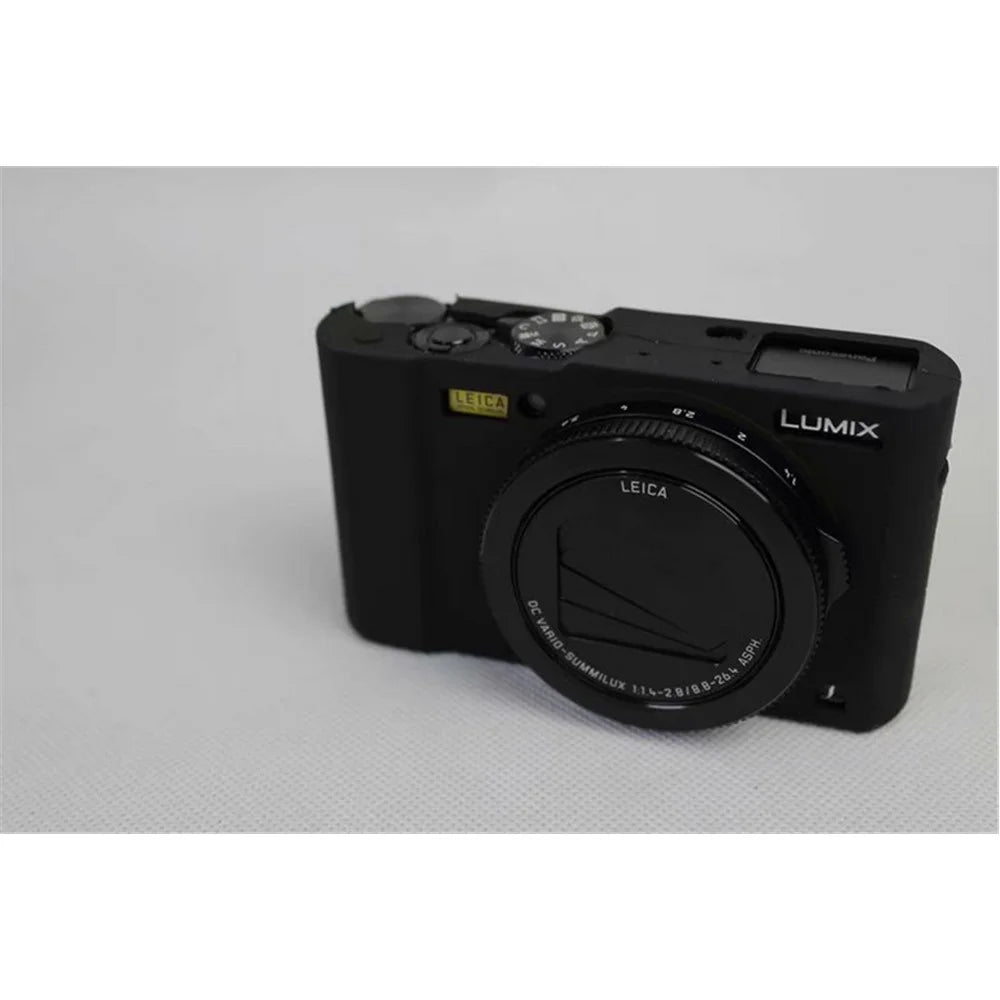 Flexible Silicone Protective Camera Case for Panasonic DMC-LX10 - Black - 5