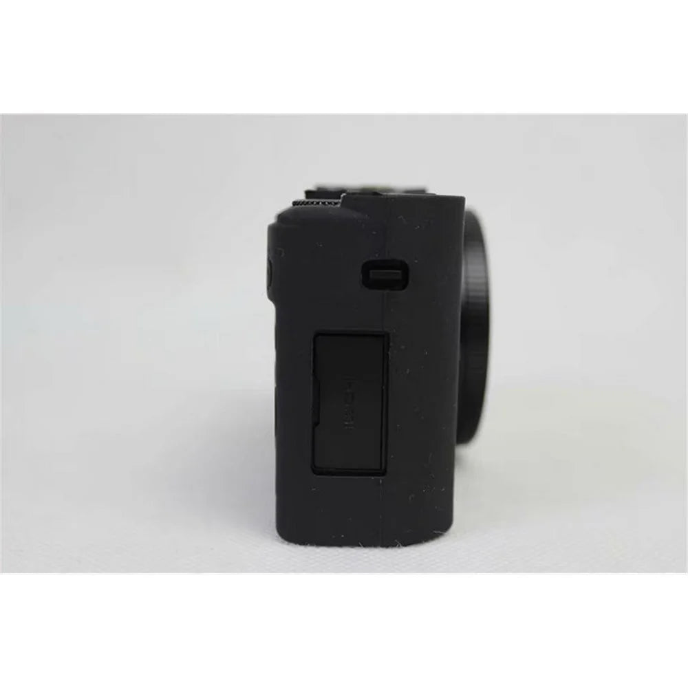 Flexible Silicone Protective Camera Case for Panasonic DMC-LX10 - Black - 7