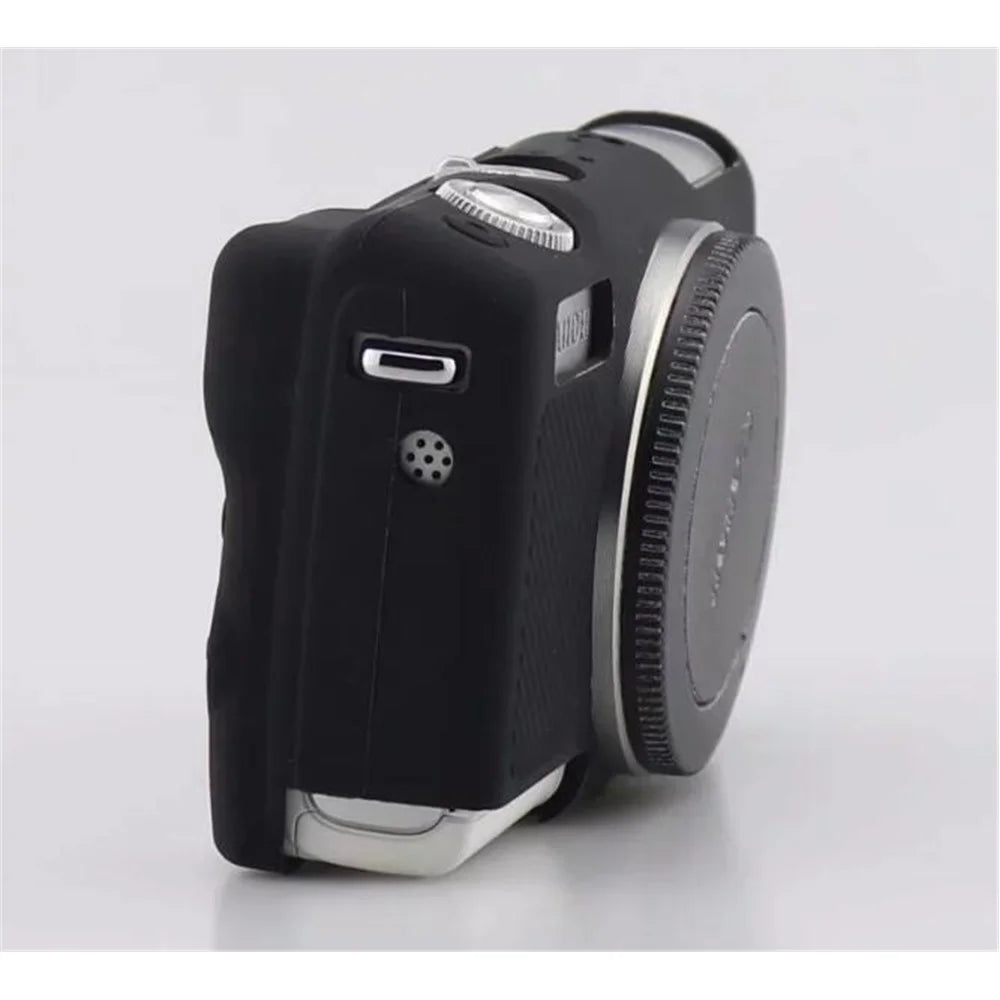Flexible Silicone Protective Camera Case for Canon EOS M100 - Black - 6