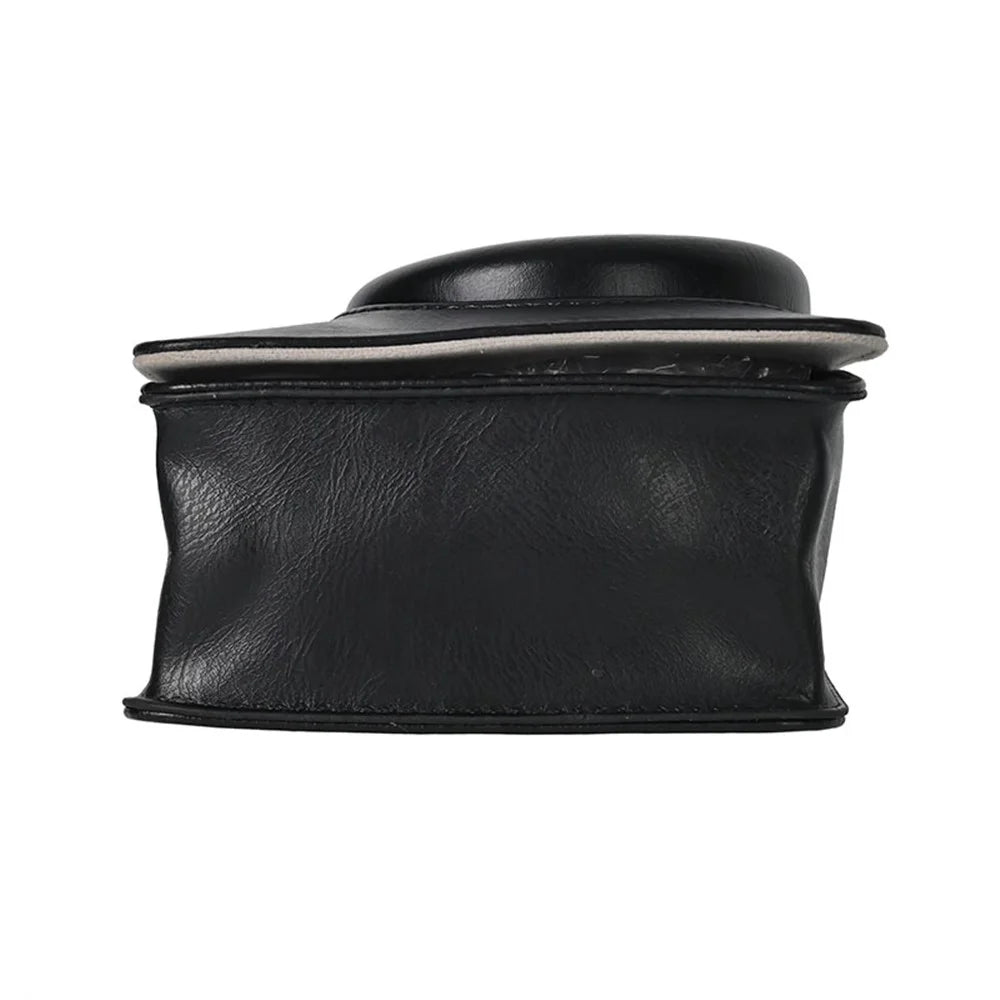 For Fujifilm Instax Mini 40 Case PU Leather Camera Bag Cover with Shoulder Strap - Black - 7