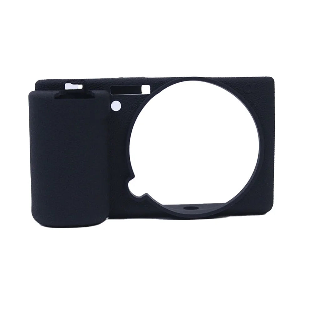 Soft Silicone Camera Case Protector Sleeve Cover for Sony ZV-E10 Camera - Black - 4