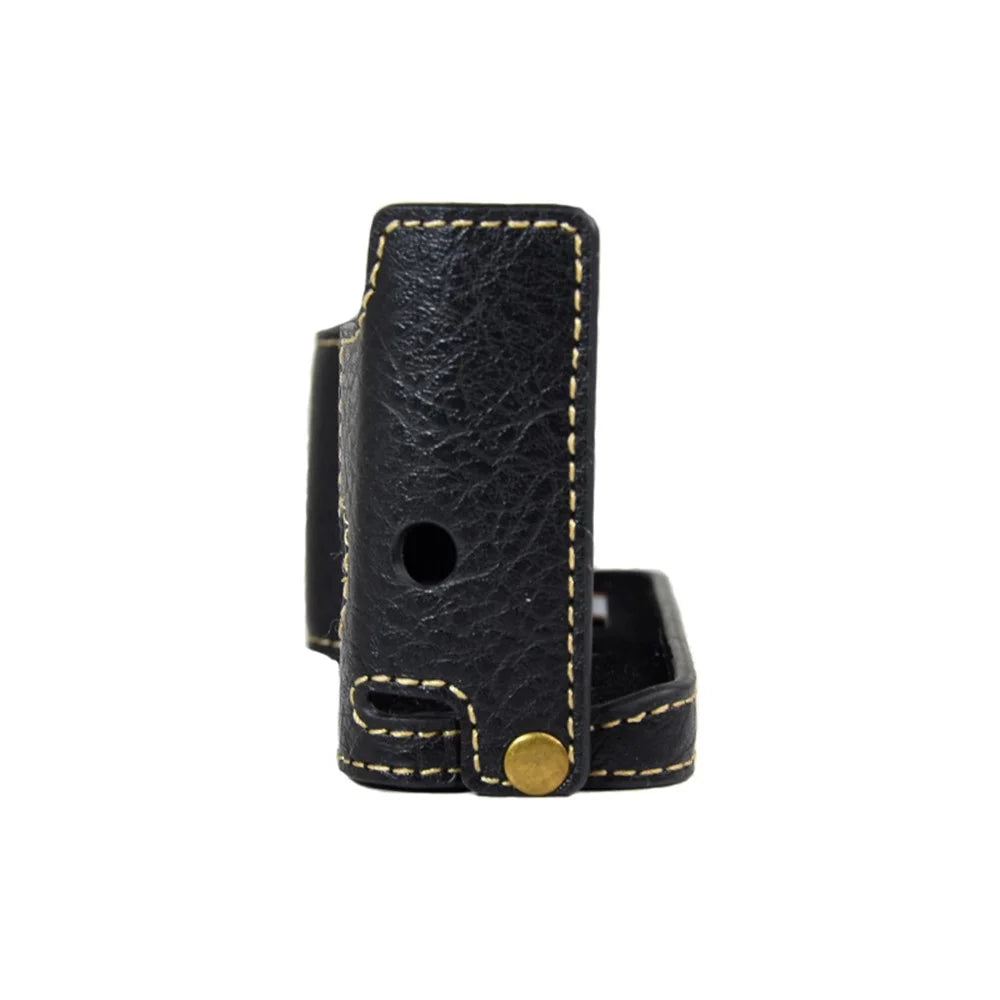 For Fujifilm X-T4/XT4 Stylish Textured PU Leather Camera Bottom Case Protective Half Body Cover with Battery Opening Design - Black - 2