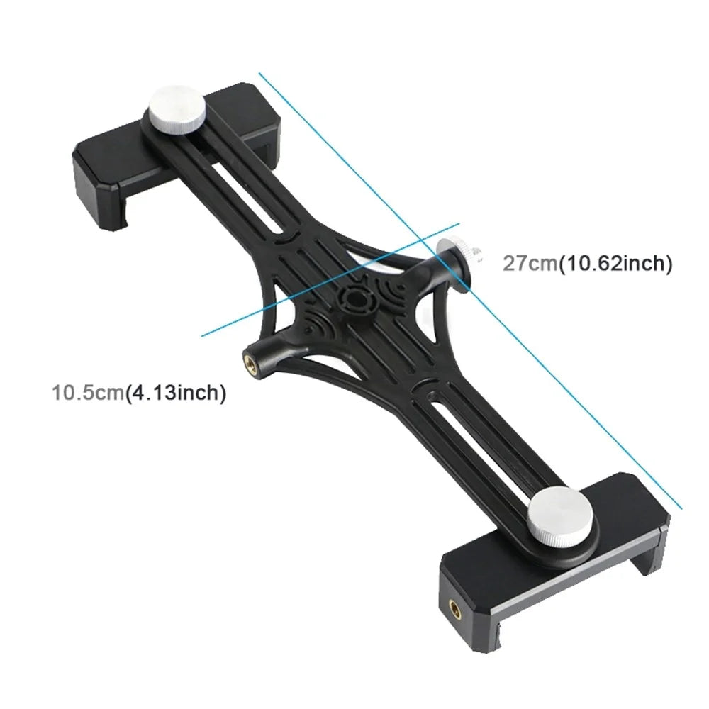 PULUZ PU394 Live Broadcast Dual Phone Brackets Horizontal Holder for Smart Phones - 3