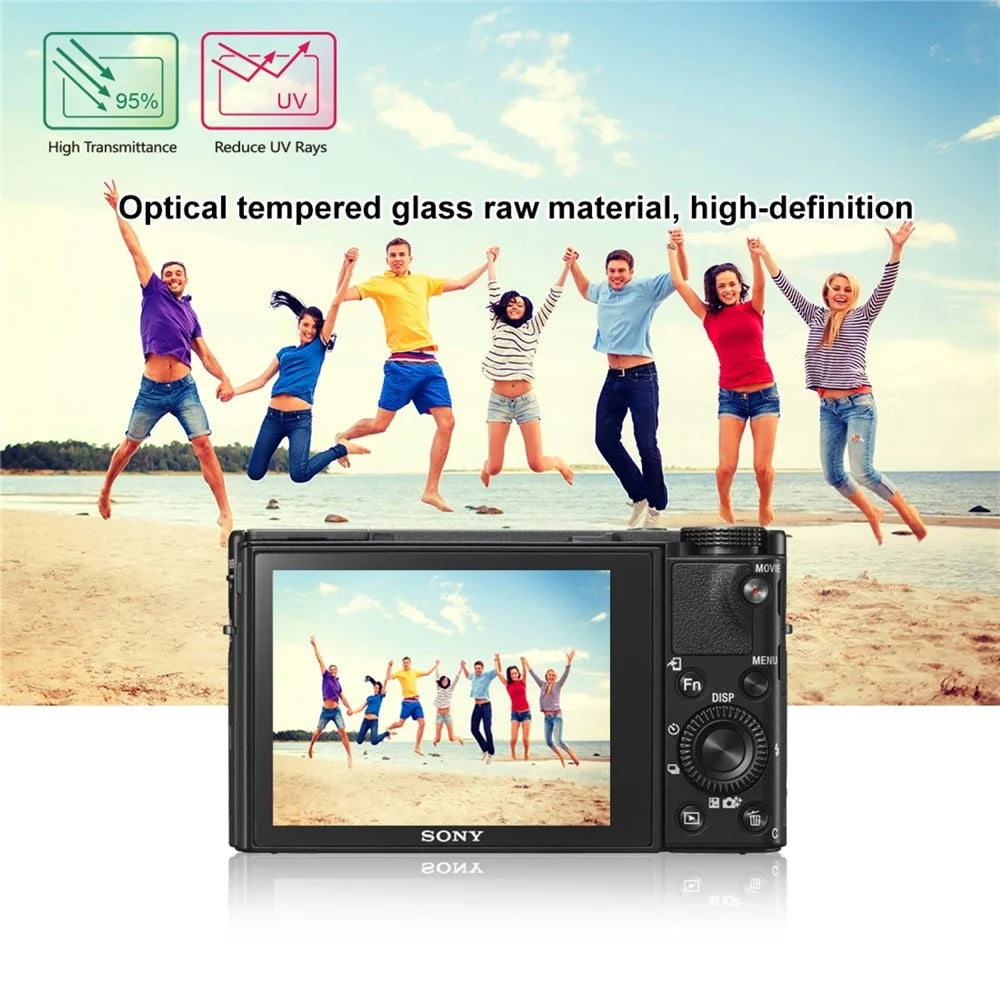 PULUZ PU5510 0.3mm 9H 2.5D Tempered Glass Screen Protector Guard for Sony RX100 A7M2 A7R A7R2 Cameras - 7