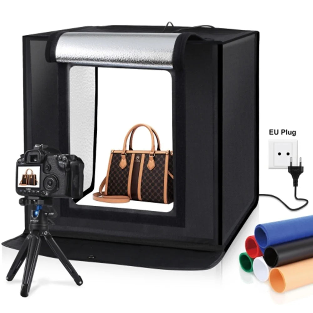 PULUZ PU5040 40CM LED Portable Photo Studio Box Lightbox Photograghy Softbox Studio Shooting Tent Box - EU Plug - 1