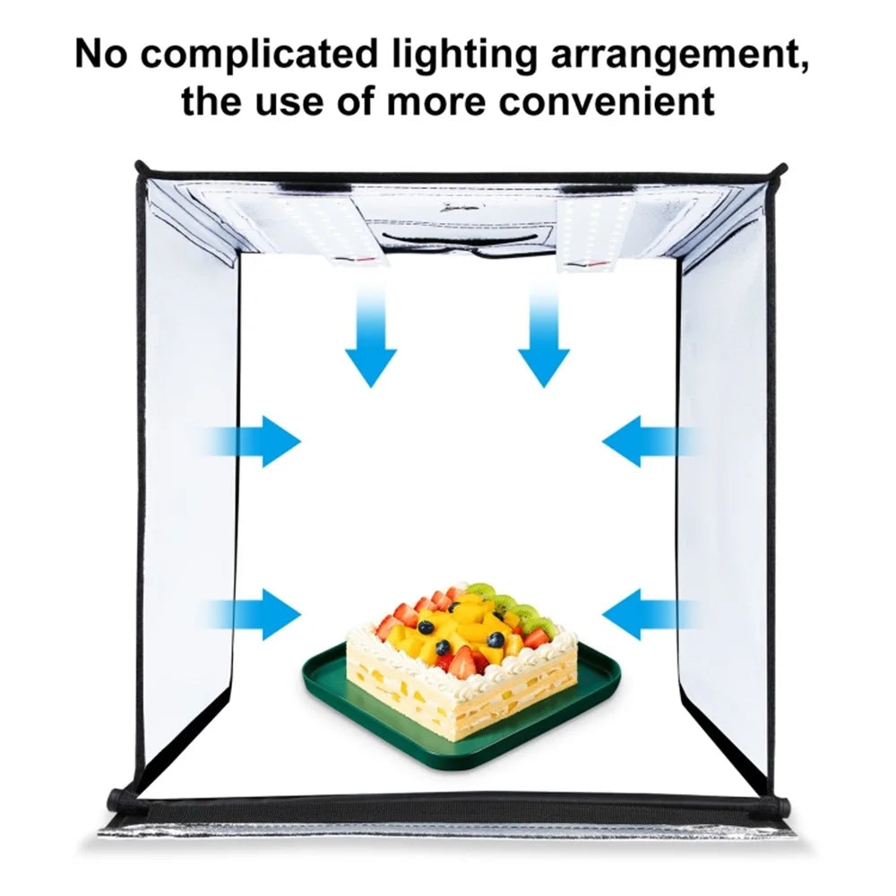 PULUZ PU5040 40CM LED Portable Photo Studio Box Lightbox Photograghy Softbox Studio Shooting Tent Box - EU Plug - 6