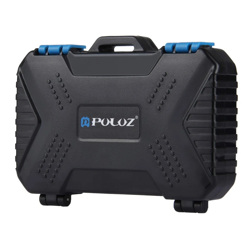 PULUZ PU5004 Card Reader + 22 in 1 Waterproof Memory Card Case with USB Cable - Black - 2