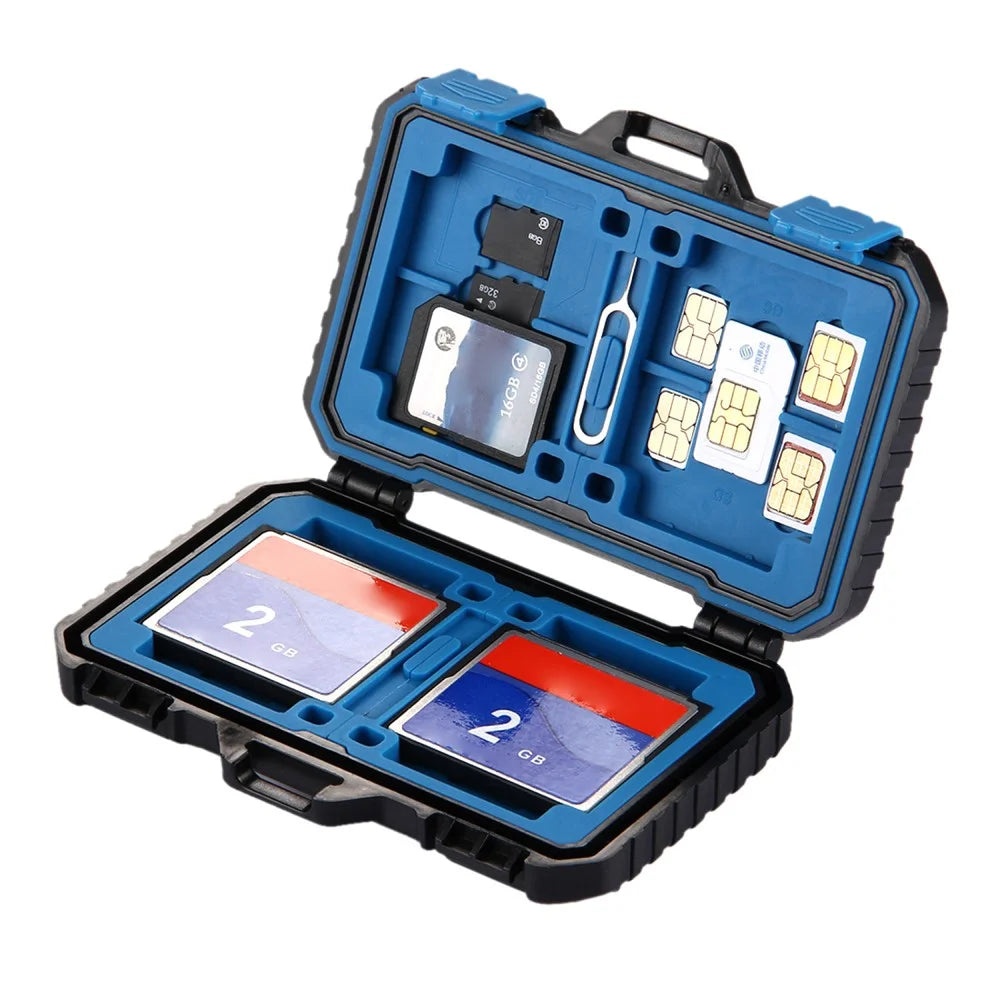 PULUZ PU5002 27 in 1 Memory Card / SIM Card Storage Case Storage Box - Black - 4