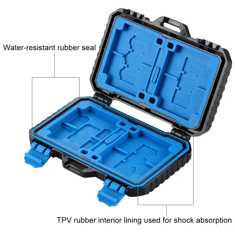 PULUZ PU5002 27 in 1 Memory Card / SIM Card Storage Case Storage Box - Black - 6