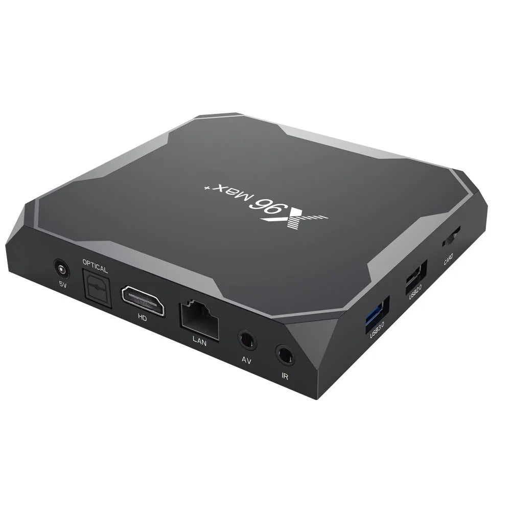 X96 MAX+ Amlogic S905X3 Quad Core Android 9.0 Bluetooth-compatible TV Box WiFi Media Player 4+64GB - US Plug - 2