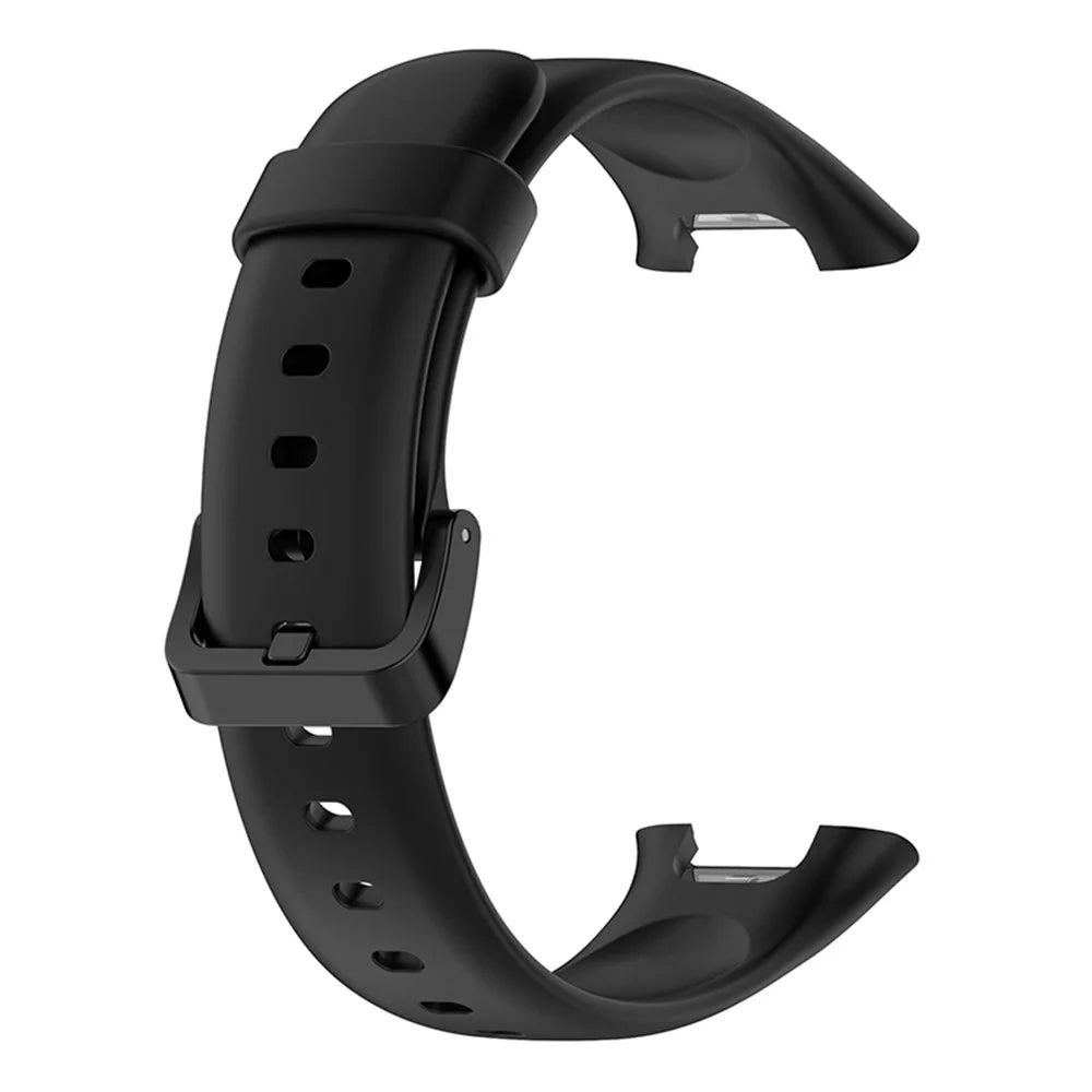 For Xiaomi Mi Band 7 Pro TPE Watch Band Quick Release Wrist Strap for Sports Watch Replacement Accessories - Black - 3