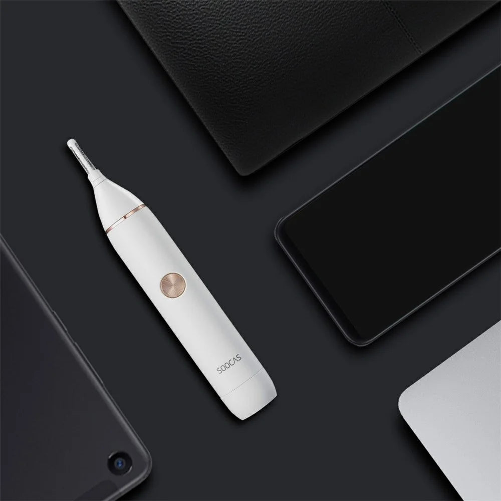 XIAOMI YOUPIN SOOCAS N1 Electric Nose Hair Trimmer Portable IPX5 Waterproof Eyebrow Remover (Chinese Version) - 3