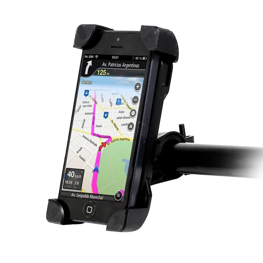 360 Rotating Bike Bicycle Phone Holder Handlebar Mount - 4
