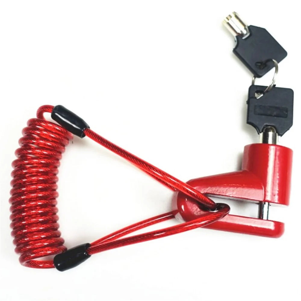 Disc Brakes Lock with Steel Wire for Xiaomi Mijia M365 Electric Scooter Anti-Theft Padlock Wheel Security Lock - 2