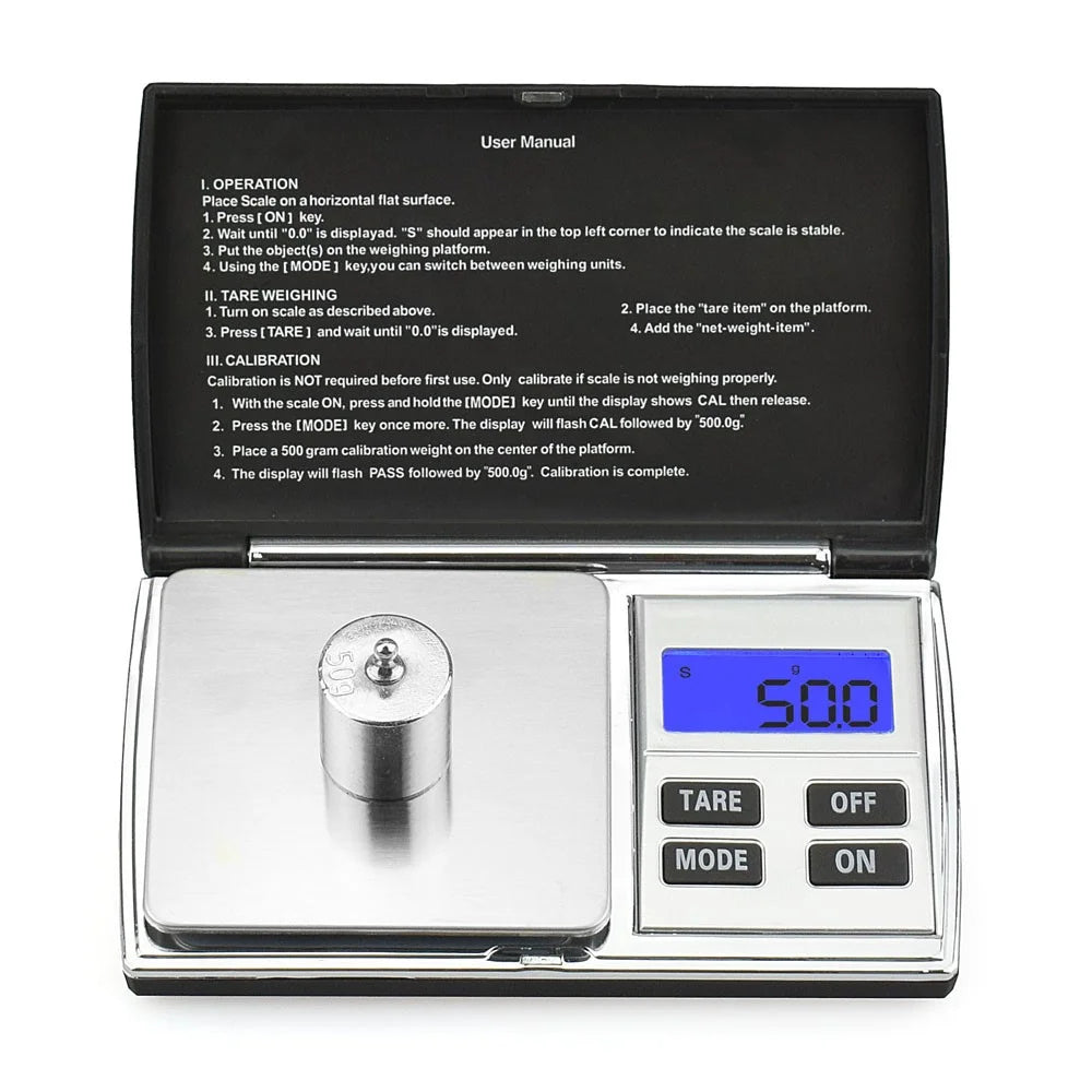 300g/0.01g Stainless Steel LCD Display High Precision Digital Scale - 2