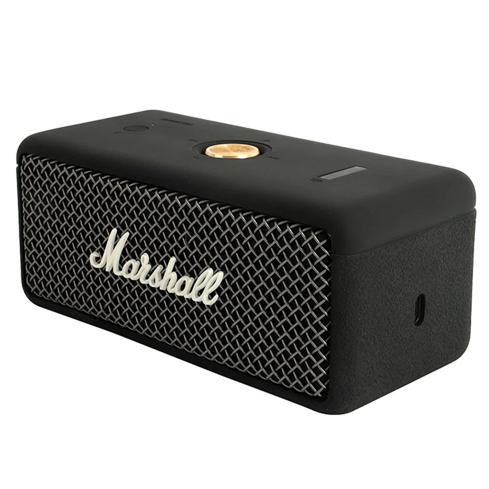 For Marshall EMBERTON Bluetooth-compatible Speaker Dust-proof Silicone Protective Cover - Black - 2