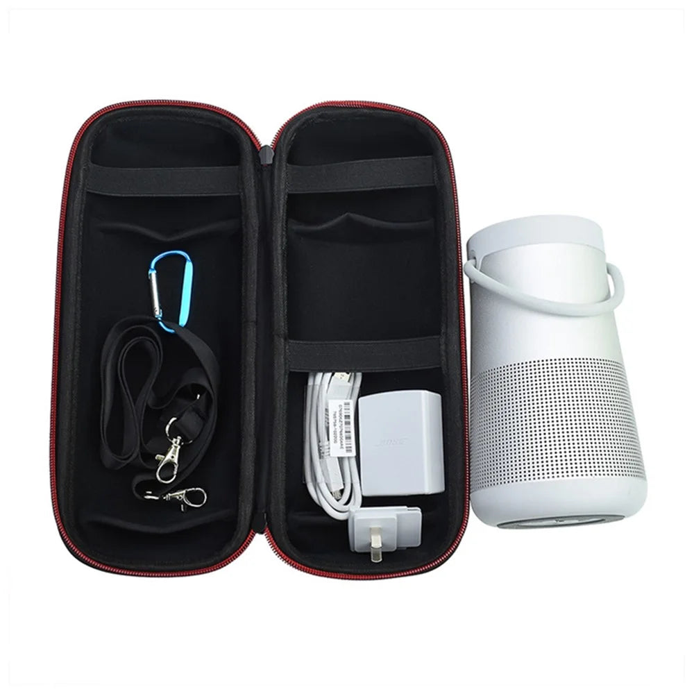 For BOSE Soundlink Revolve+ II/Soundlink Revolve+ EVA Anti-scratch Bluetooth-compatible Speaker Protection Bag Case Travel Storage Bag - Black - 2
