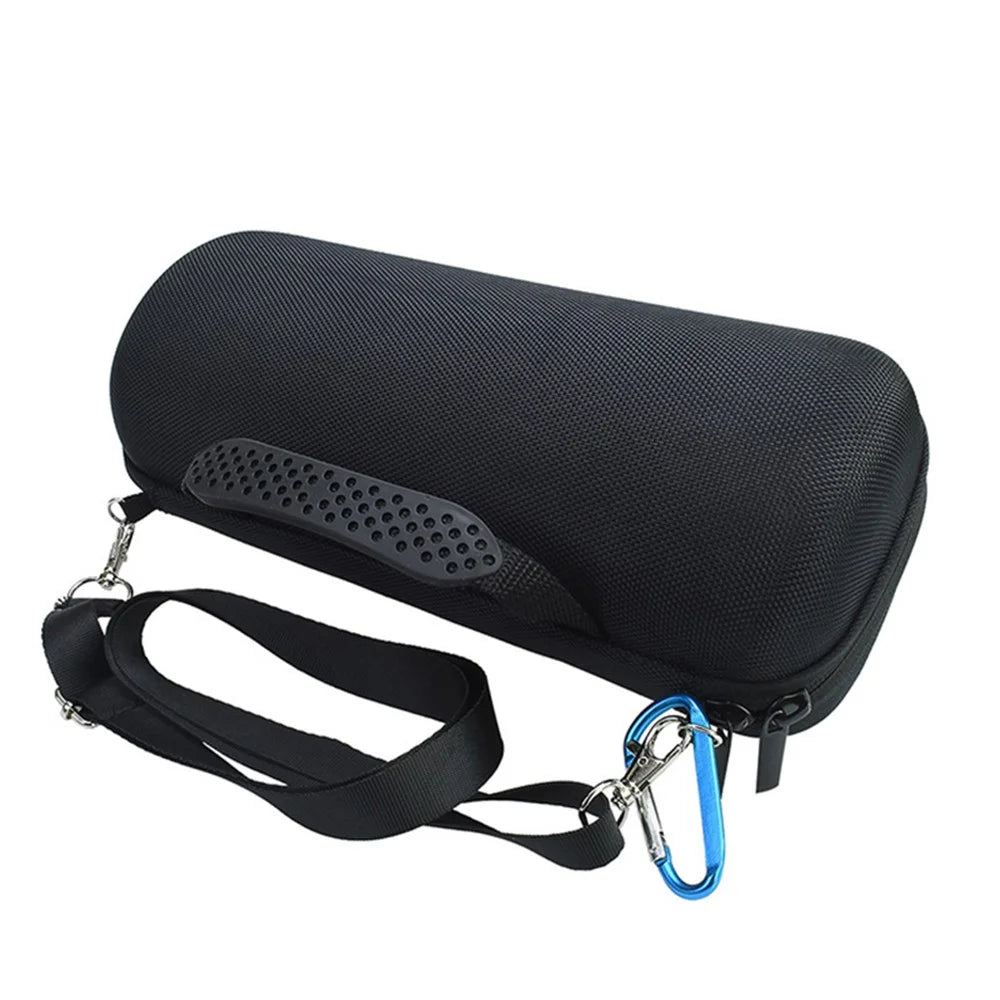 For BOSE Soundlink Revolve+ II/Soundlink Revolve+ EVA Anti-scratch Bluetooth-compatible Speaker Protection Bag Case Travel Storage Bag - Black - 5