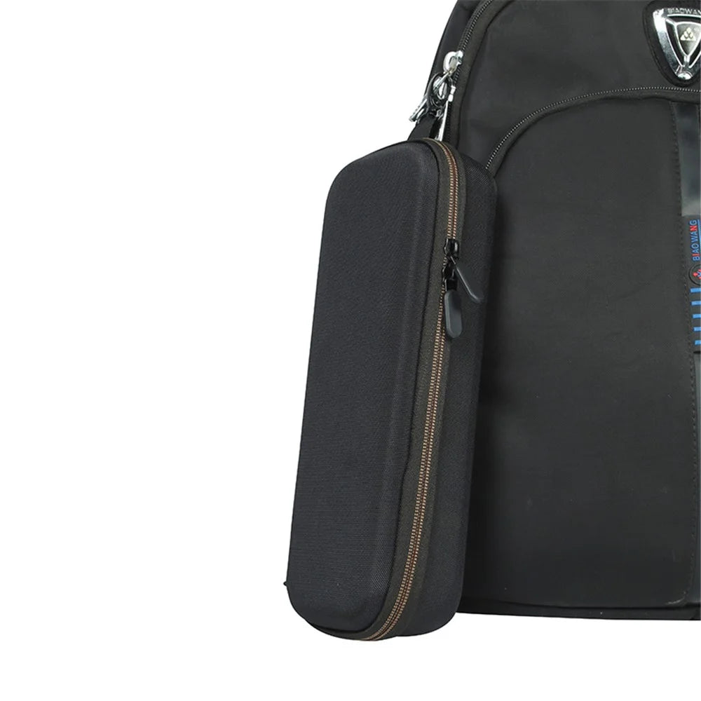 for JBL PartyBox On-The-Go Shockproof Hard EVA Storage Bag Carrying Box with Microphone Bag - Grey - 2