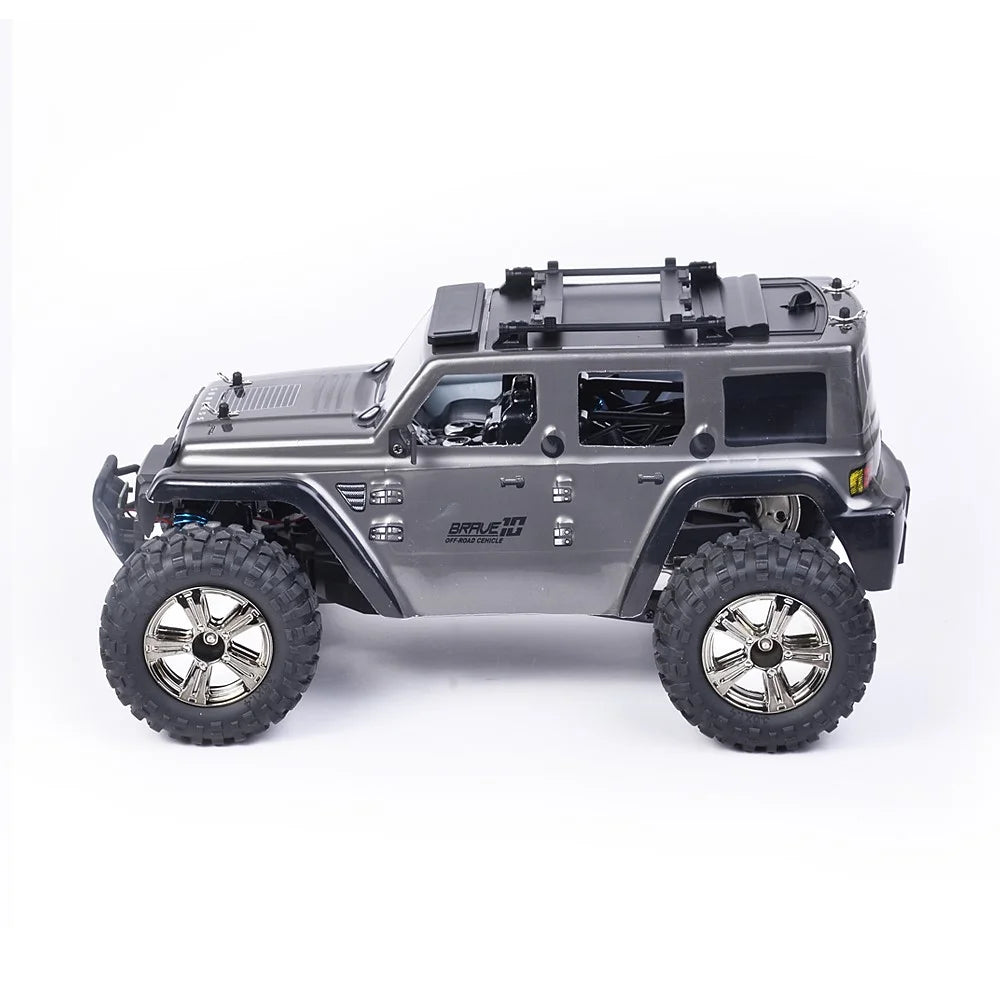 SUBOTECH BG1521 1:14 2.4GHz Four-wheel Monster Hummer Car Toy - Grey - 2