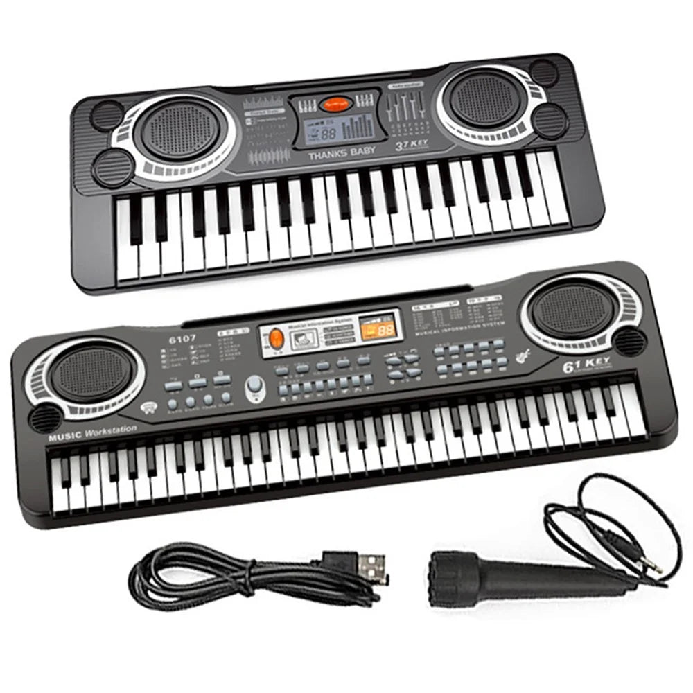 ZZ1427-2 37 Keys Electronic Keyboard Electric Piano Children Musical Instrument Music Learning Toy - 2
