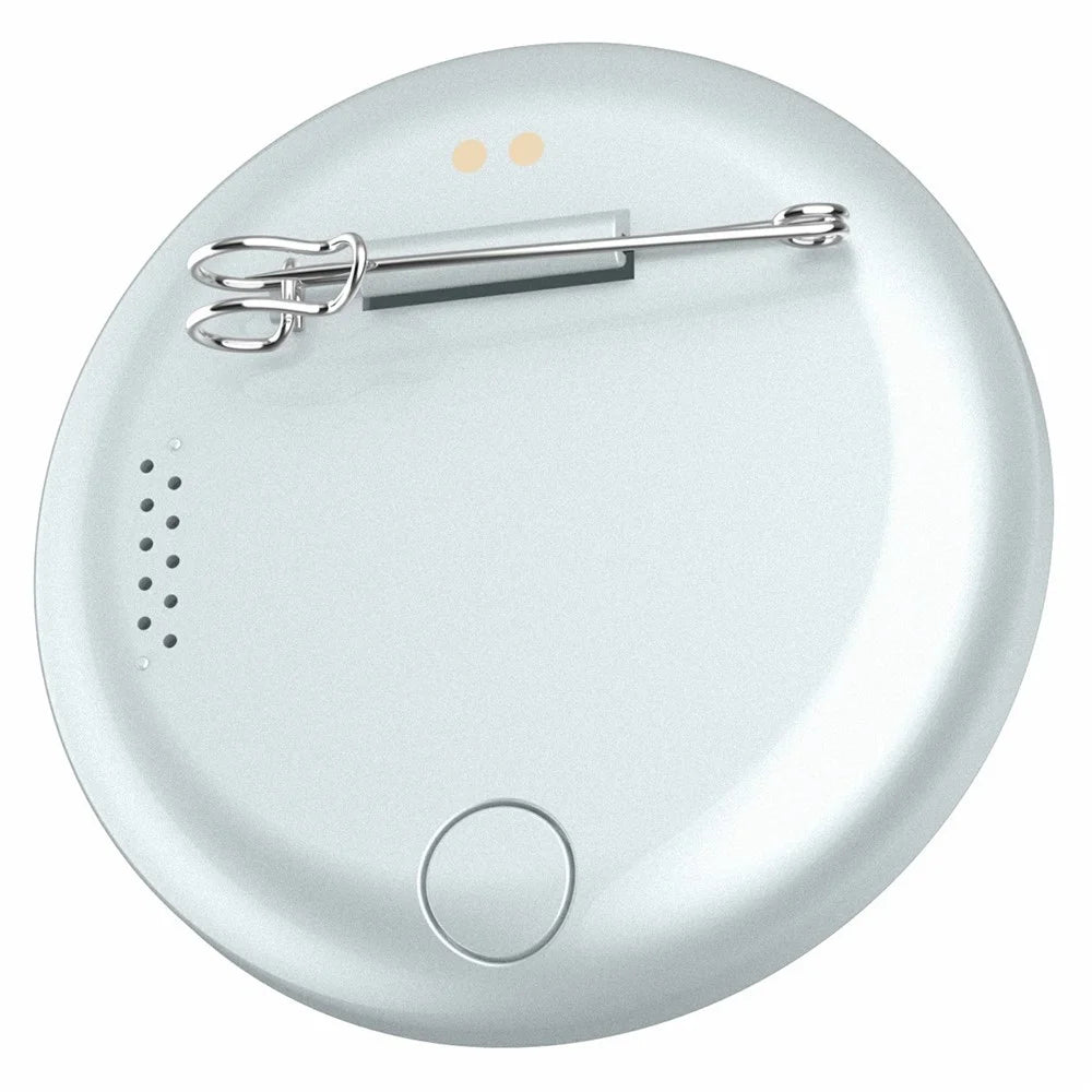 Bluetooth-Compatible Electronic Badge Dynamic Anime Pins with Touchscreen for Cosplay / Convention / Fandom - White - 2