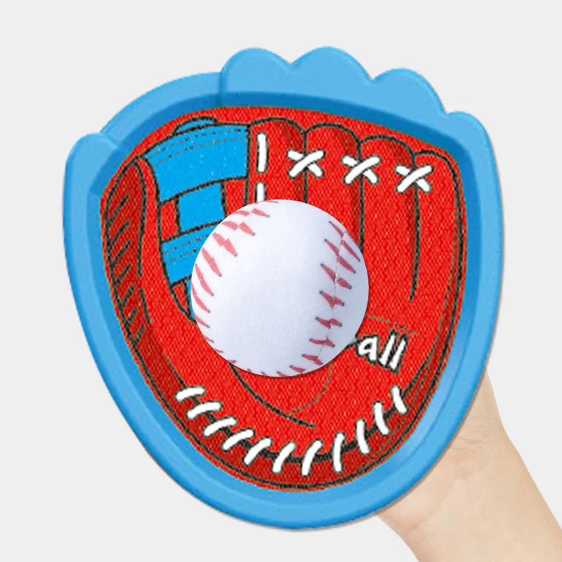 LED Light Up Toss Catch Ball Game Set Sticky Baseball Glove Family Interactive Toy Kids Gift - C1 - 4