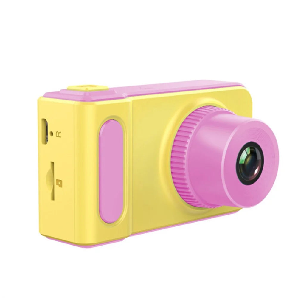 Mini 1080P Portable 2 Inch IPS Screen Digital Video Kids Camera - Pink - 1