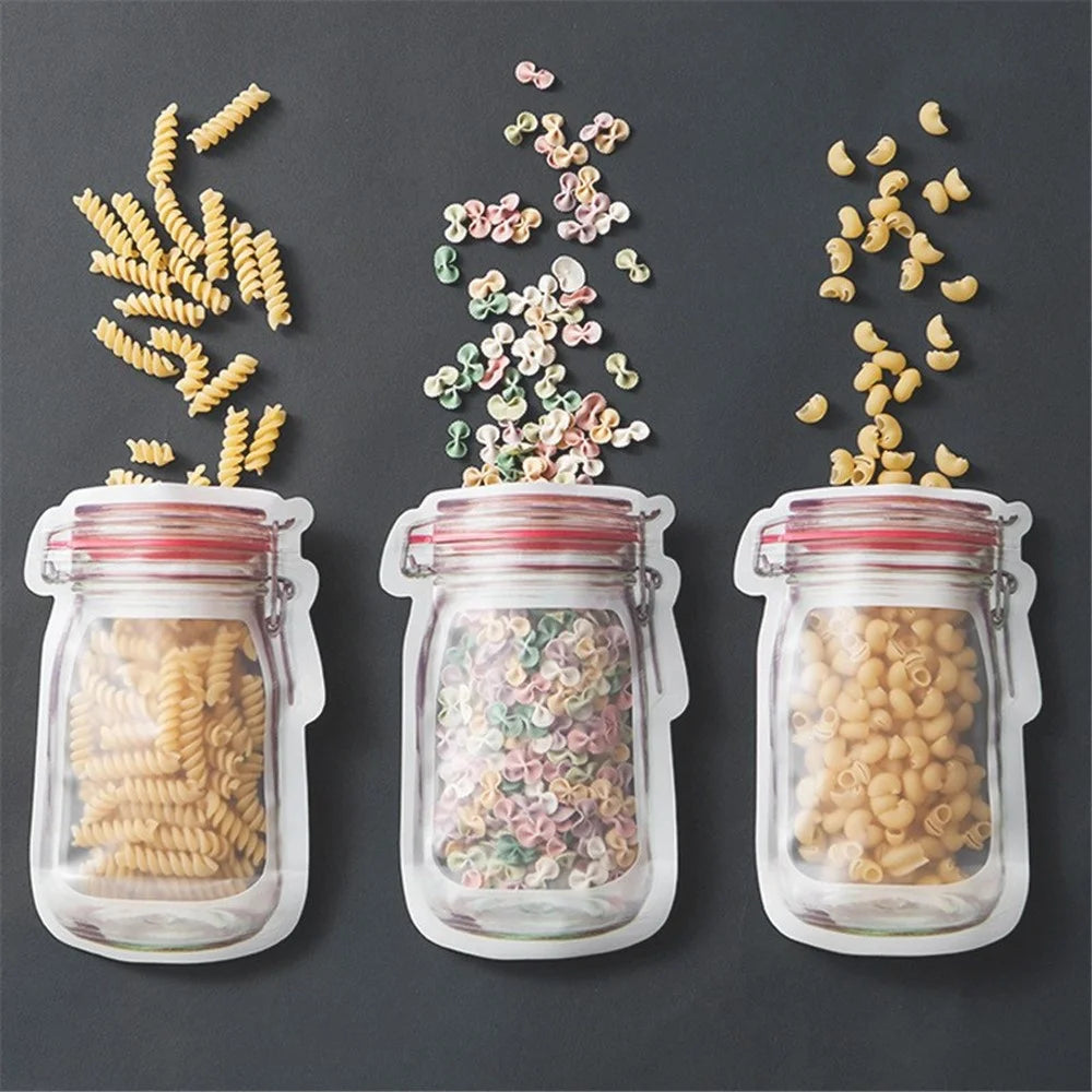 10PCS Food Bags Reusable Keeping Fresh Food-graded Food Storage Bags - 2