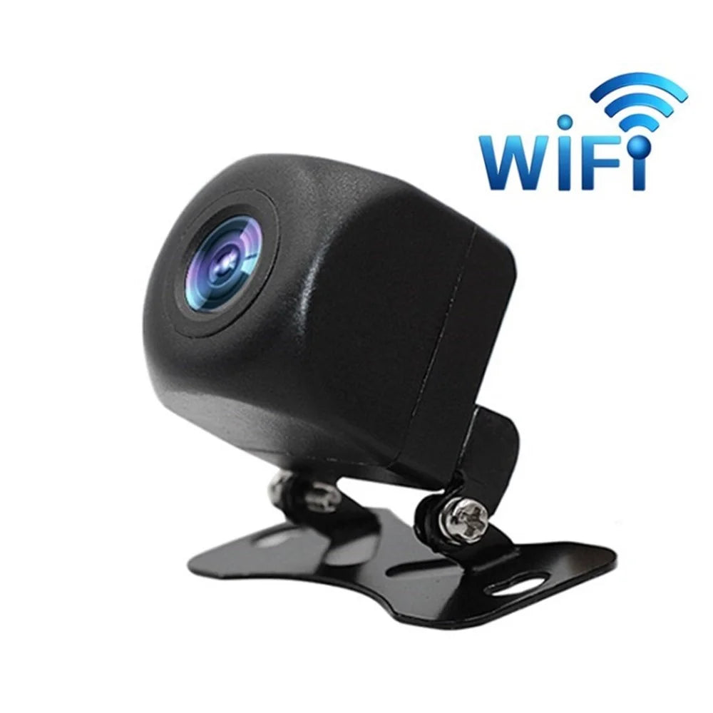 S-01 Wireless Dash Cam 2MP HD WiFi Reversing Camera Waterproof 150° Wide Vision Angle Rear View Car Parking Camera - Black - 1