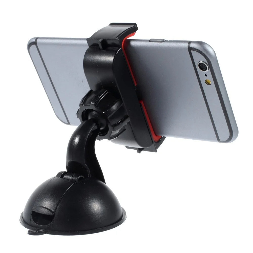 Simple Swivel Suction Cup Car Mount Holder for iPhone 4 4S 5 Samsung Sony LG, Width: 52-90mm - 2