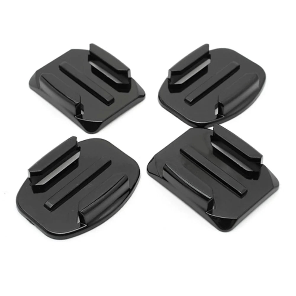 2 Curved Surface + 2 Flat Surface Adapters + 4 Adhesive Mount Stickers for GoPro Hero 1 2 3 - 2