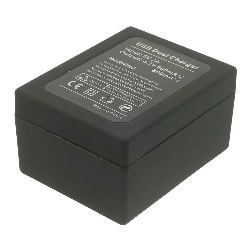 Twin Dual USB Battery Charger Charging Pack for Gopro Hero3+ / 3 with Mini USB Cable - 3